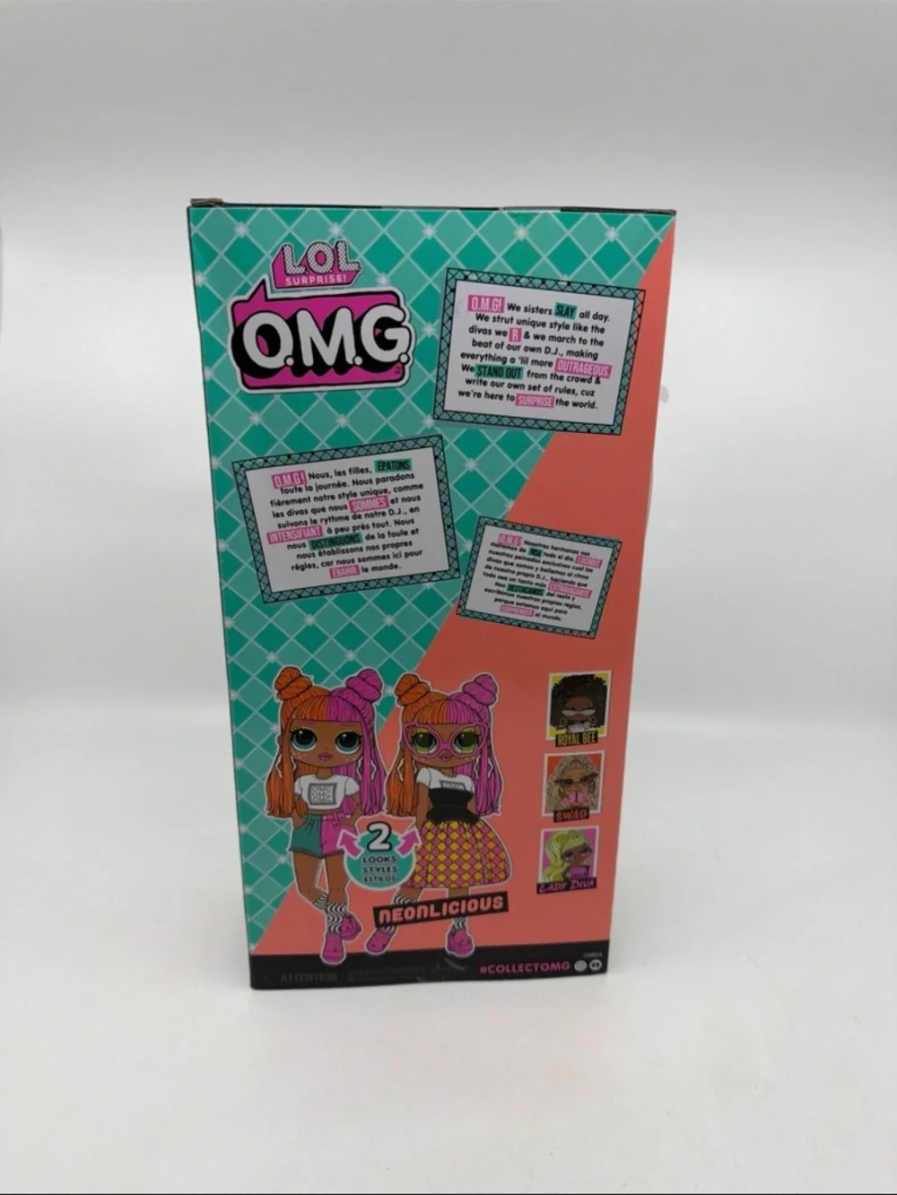 LOL Surprise OMG Fashion NEONLICIOUS Fashion Doll with Multiple Surprises